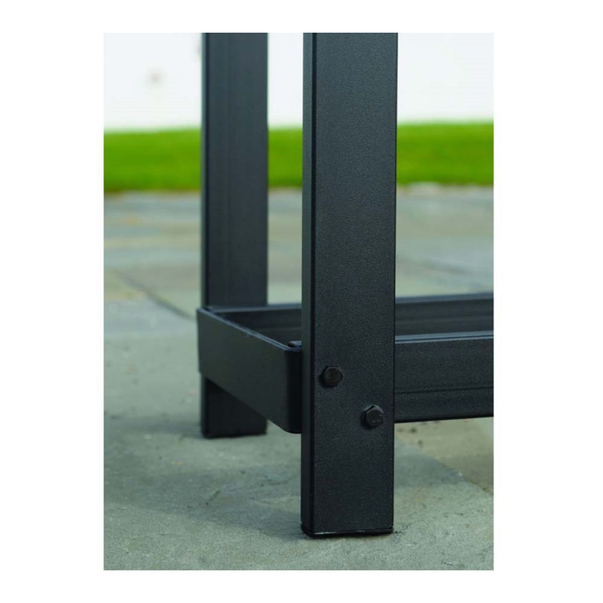 ShelterLogic Kaminholzregal Traglast 1.000 kg Inkl. Abdeckung 36,3x119,4x118,9cm Bild 7