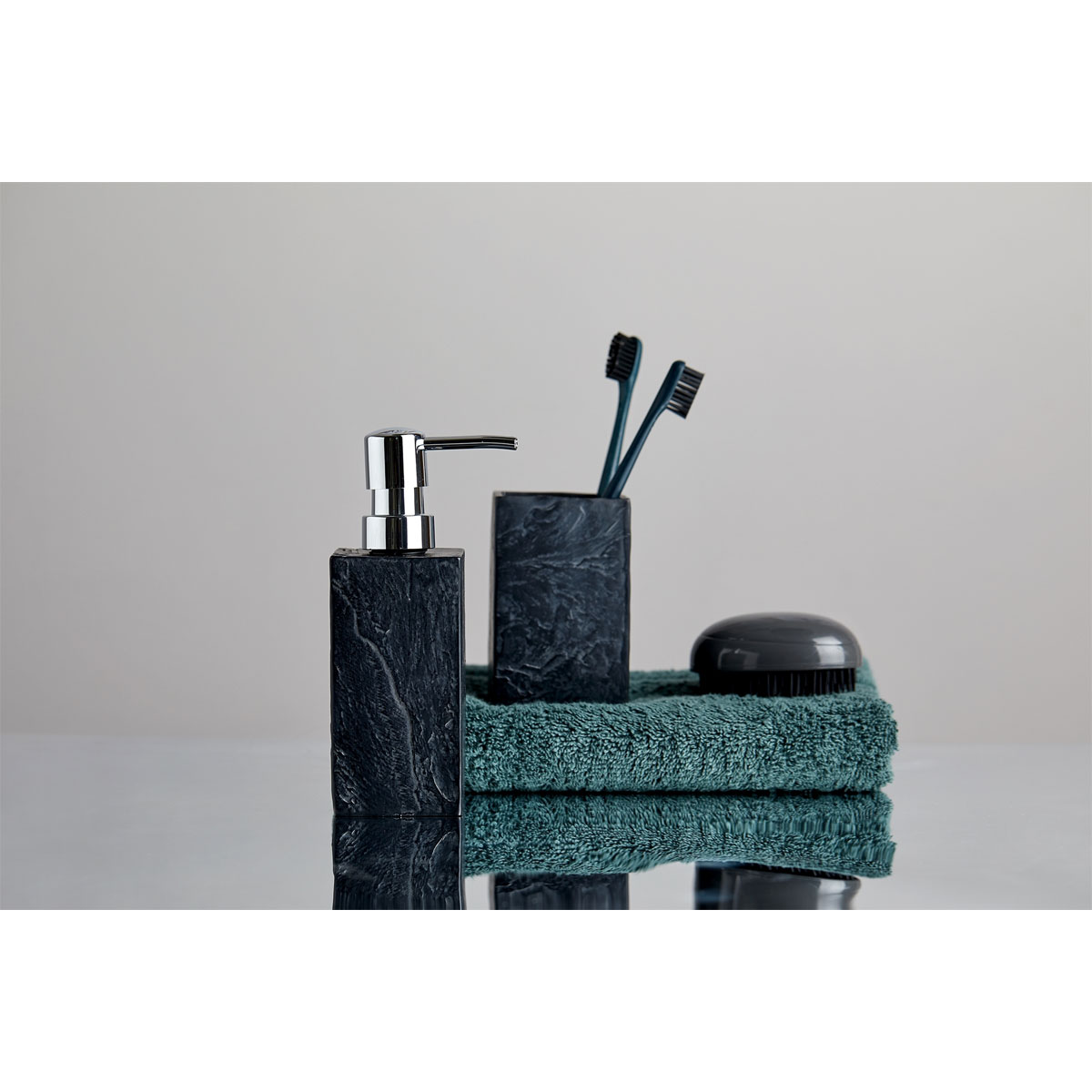 Wenko Seifenspender Slate Rock ca 250 ml Bild 6