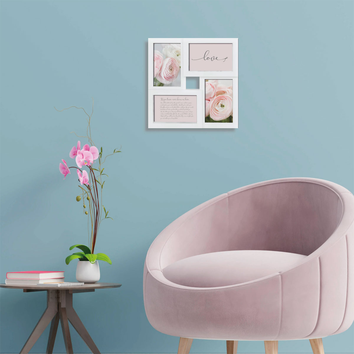 Bilderrahmen Duo 28,3x28,3 cm weiß Bild 3