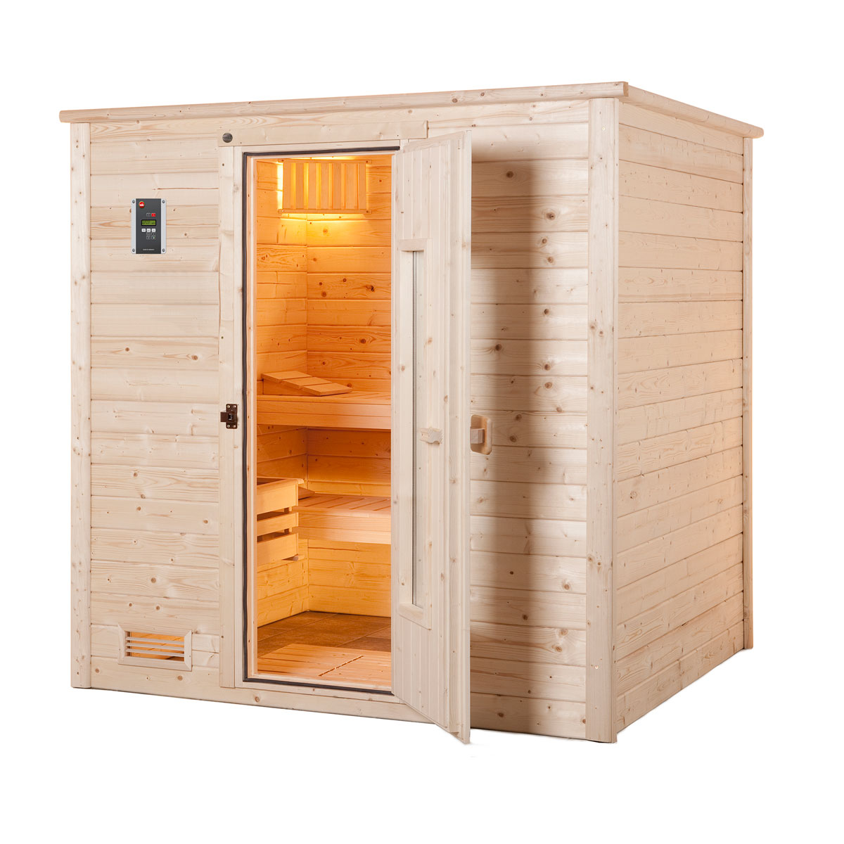 Weka Massivholzsauna „Bergen 1.8“, HT
