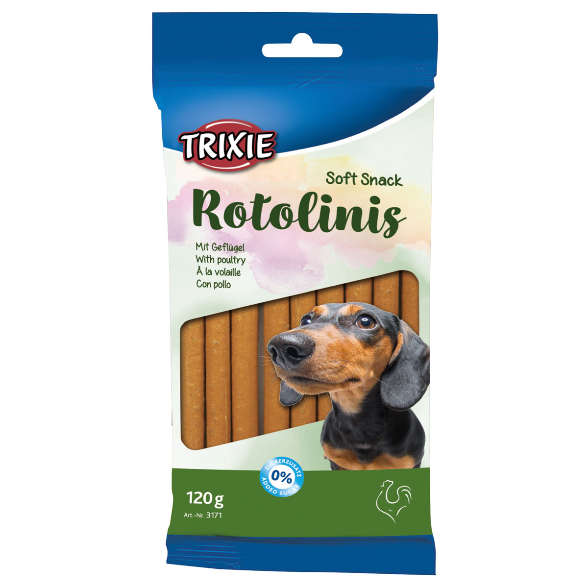 Trixie Rotolinis Geflügel 12 cm 12 Stück