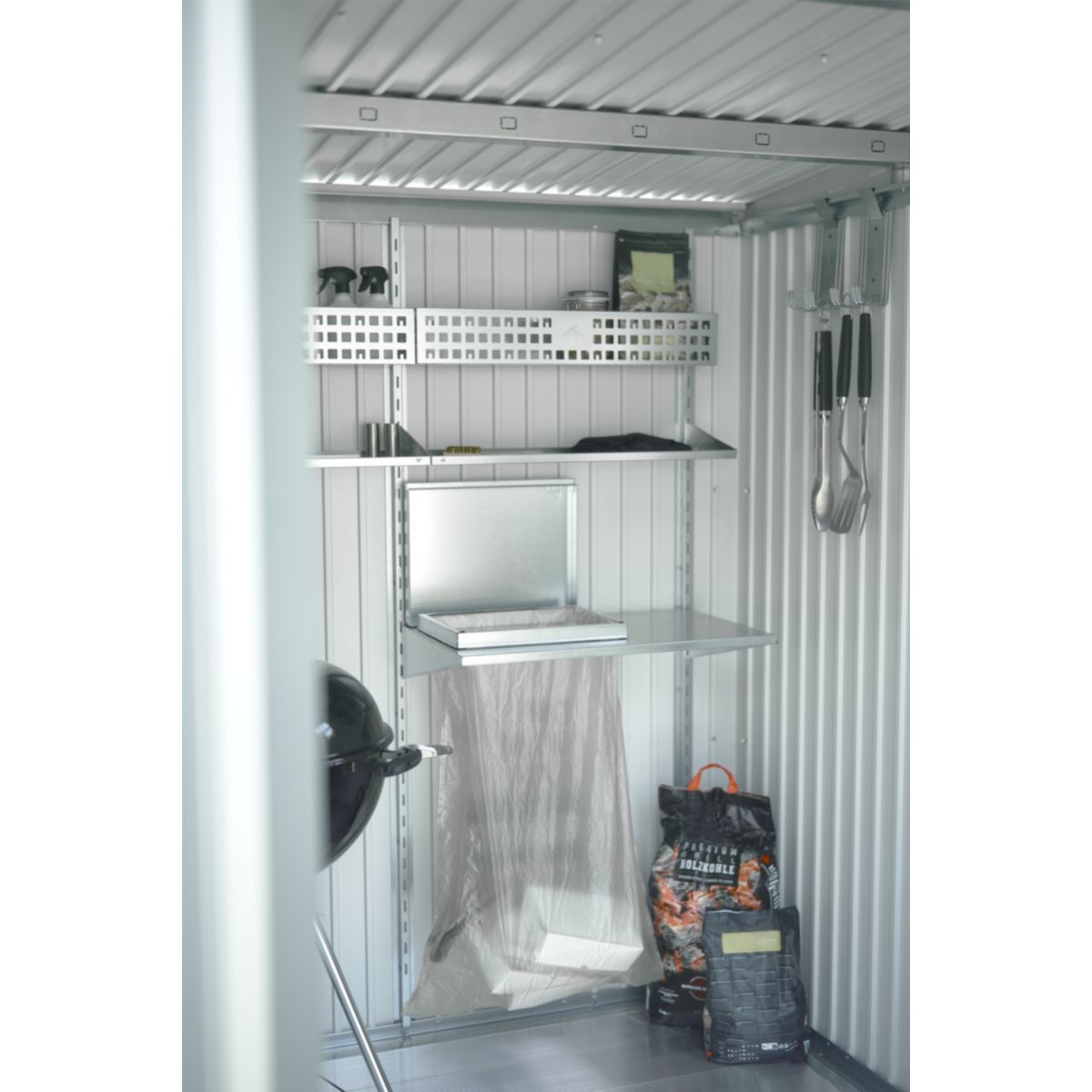 Biohort Müllsackhalterung GHH/GHP/GHA/GHE/GS für Gerätehaus