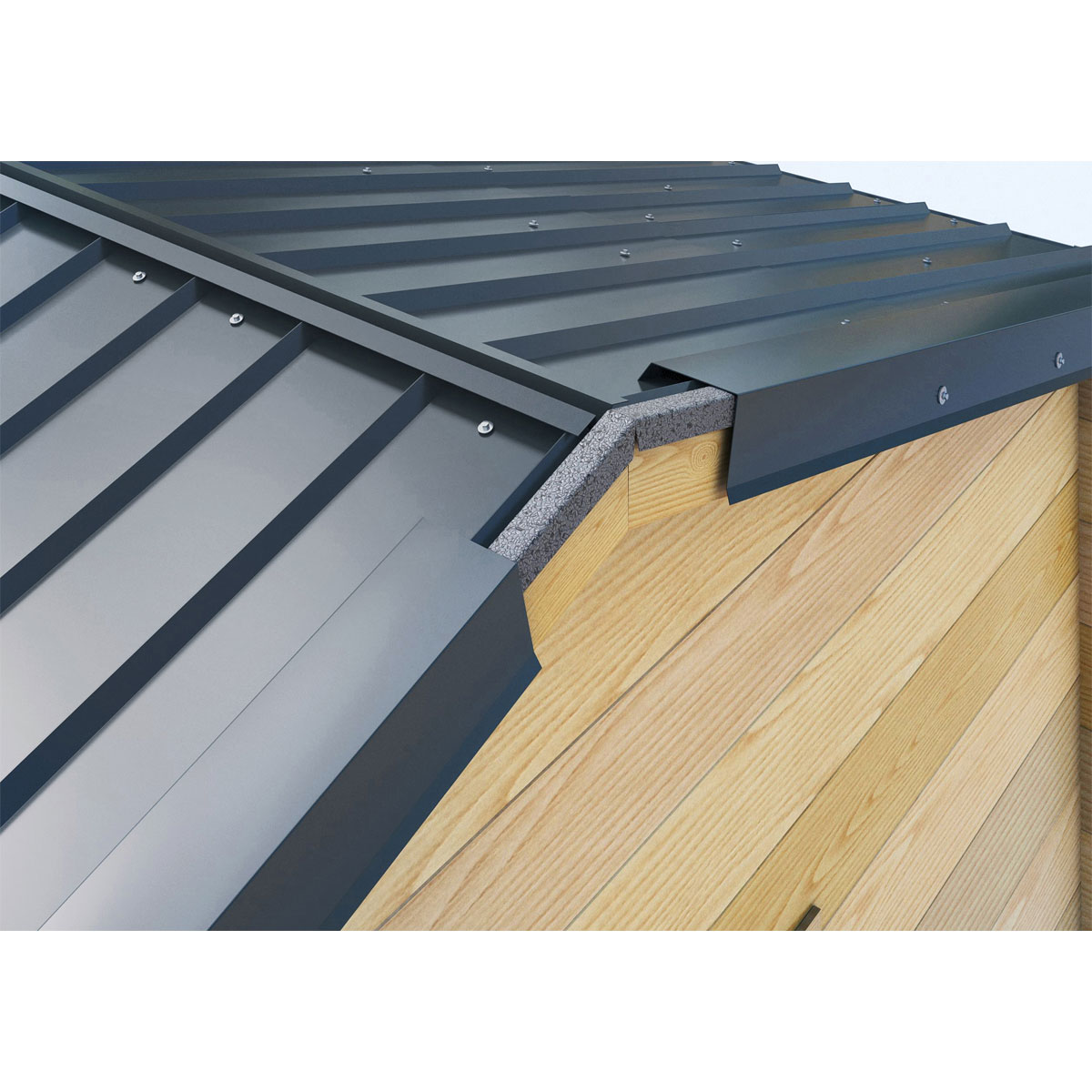 SDF Ortgangblech anthrazit 200 x 9 x 10 cm Bild 2