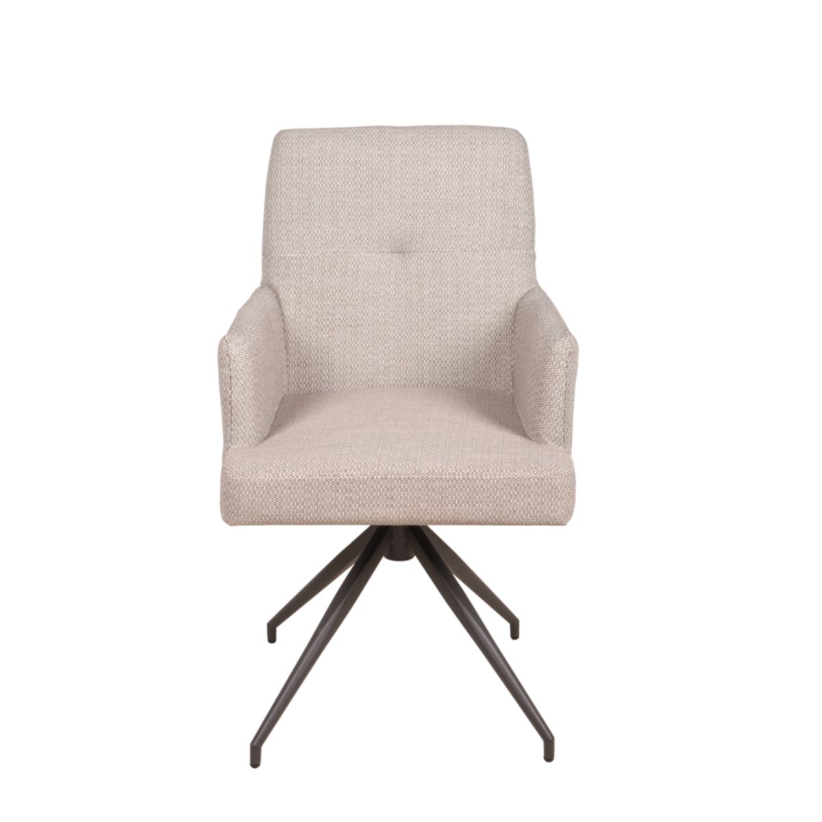 Garden Pleasure Drehstuhl ZEVIO, hellgrau, 2er Set Rostfreier Stahl, pulverbesch. Bild 2