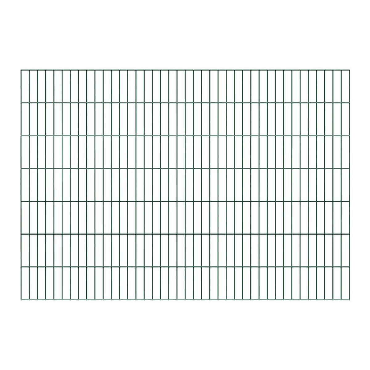 GAH Alberts Doppelstabmatte 6/5/6 verzinkt grün 200 x 140 cm Höhe 140 cm
