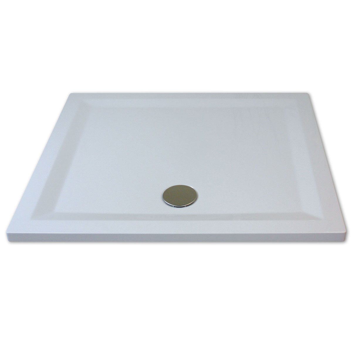 Rechteckwanne Flat line Design, weiß, 800/1200 mm