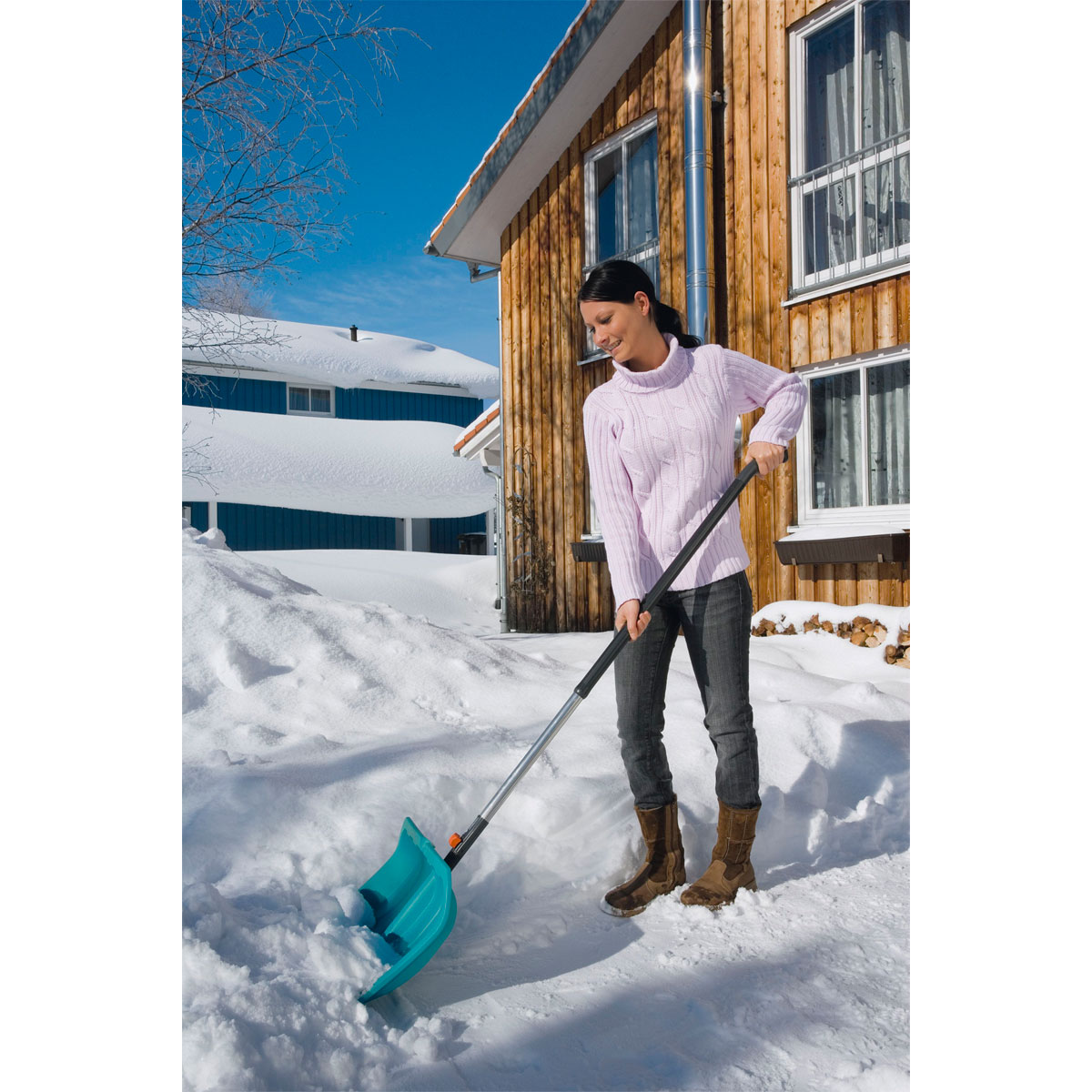 Gardena  Combisystem Schneeschieber Alu 50 50 cm Bild 5