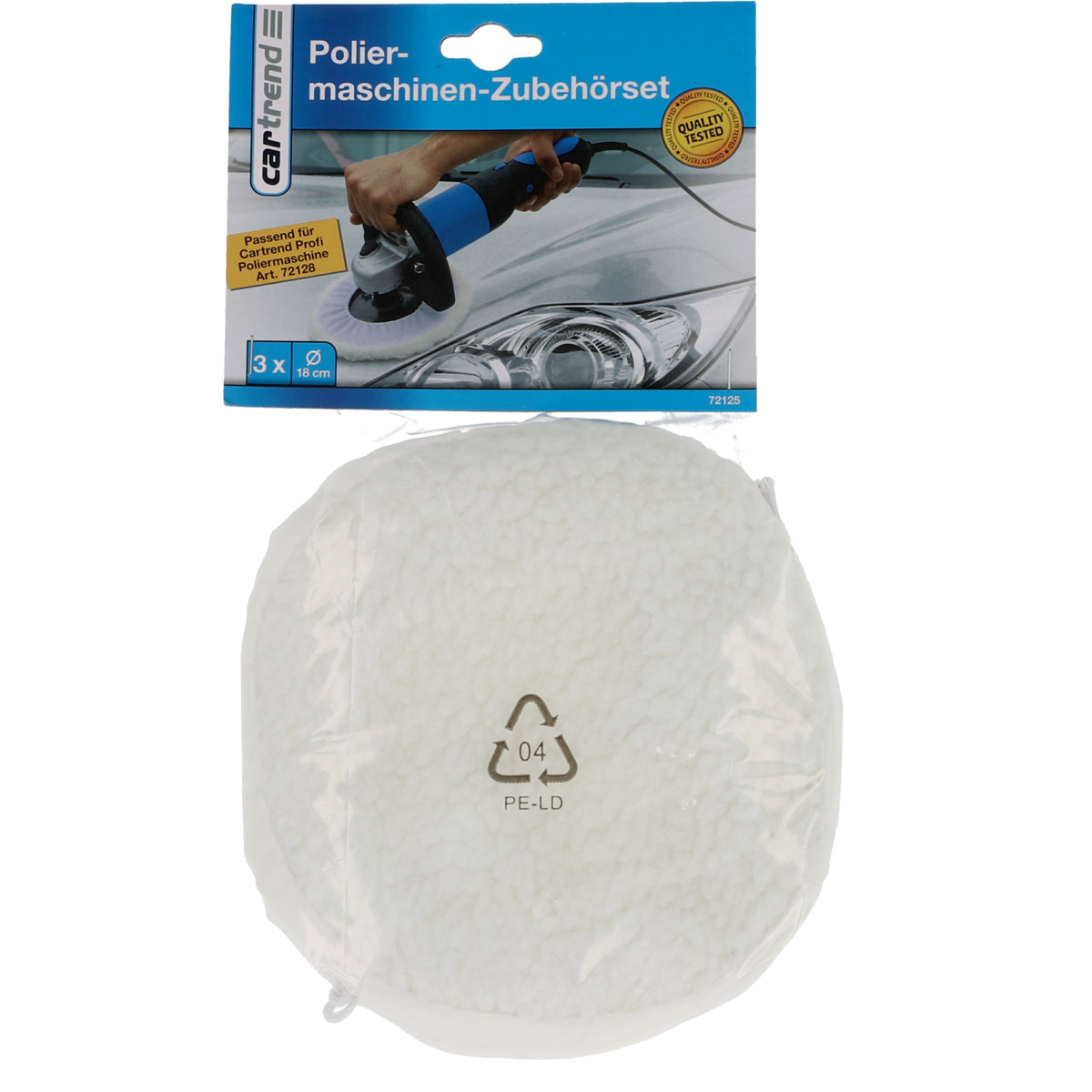 Cartrend  Polierzubehör Set 3-teilig