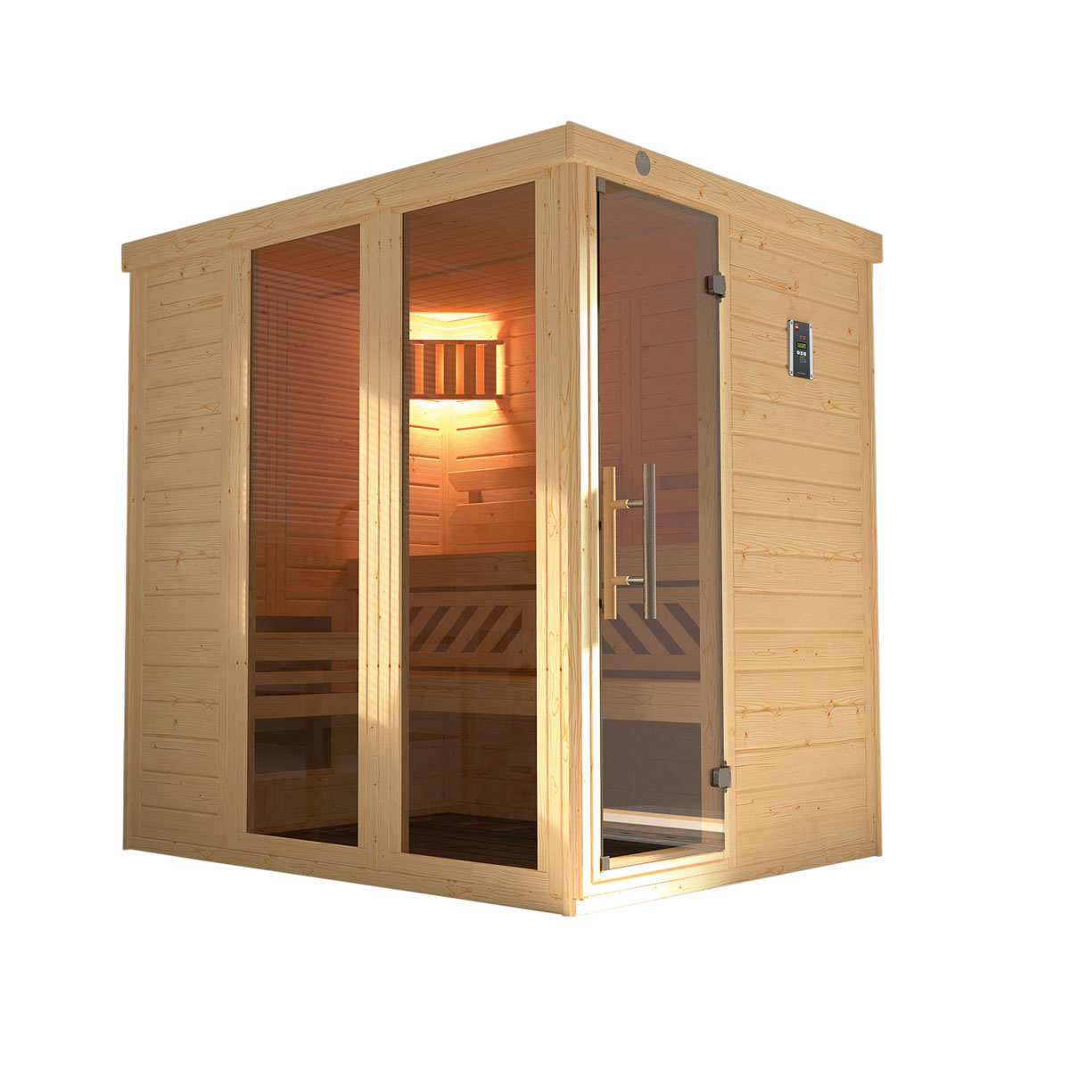 Weka Design-Sauna „Kemi Panorama 1“, 7,5 kW Bild 1