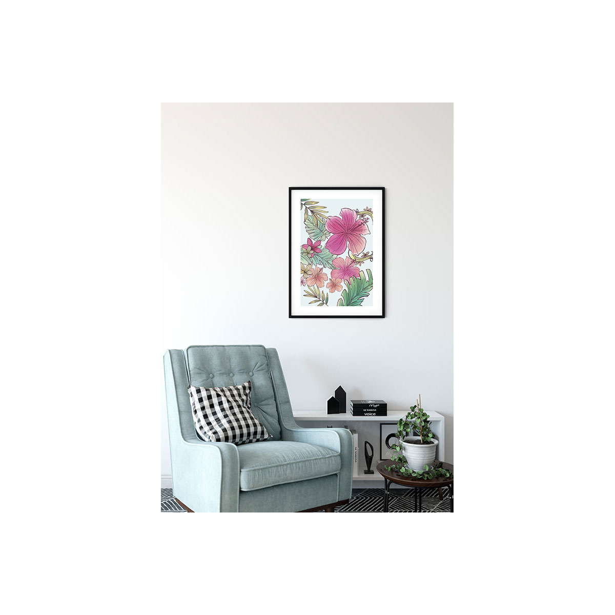 Komar  Wandbild Ariel Flowers 50x70 cm Bild 5
