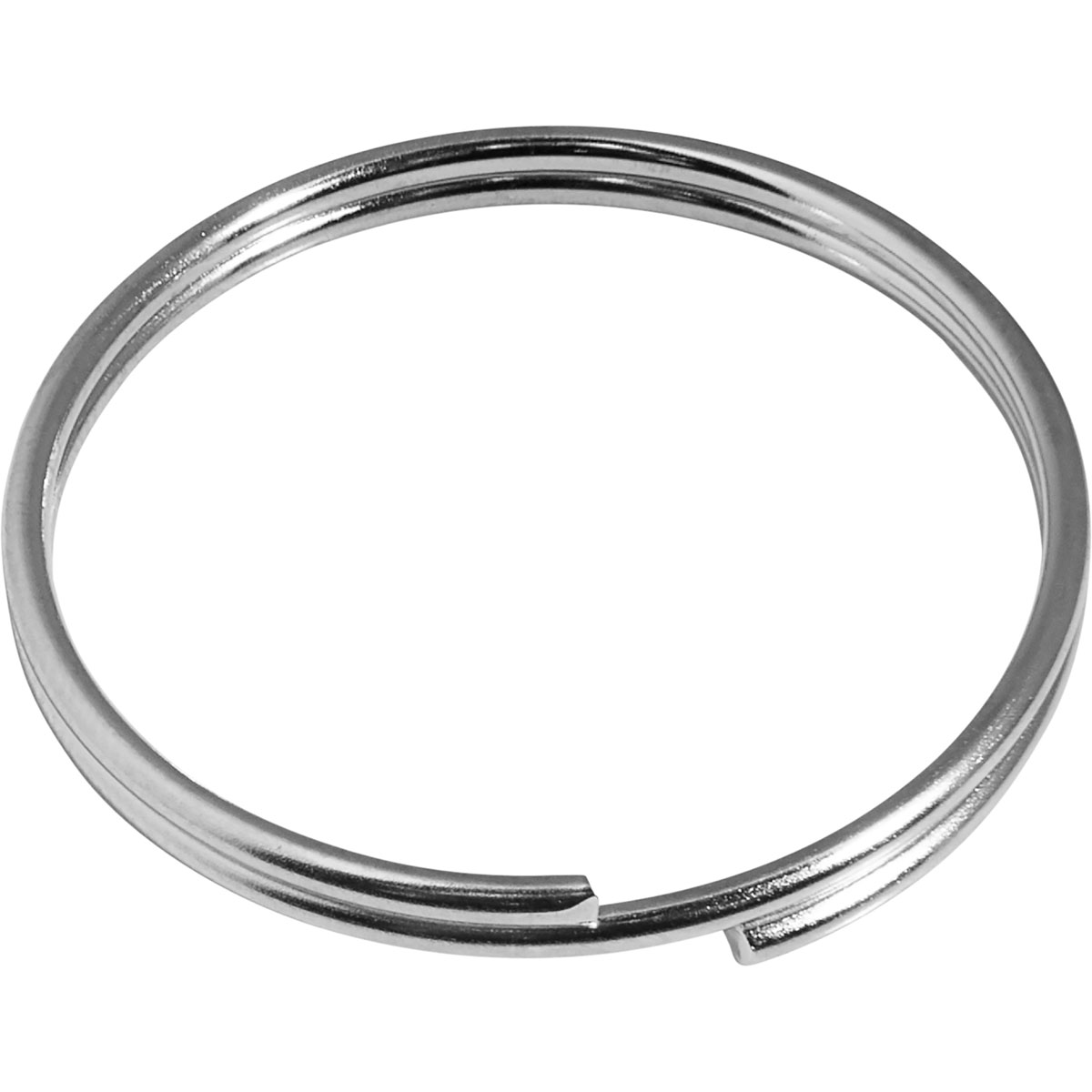 Connex Schlüsselringe 30 mm vernickelt 6 Stück