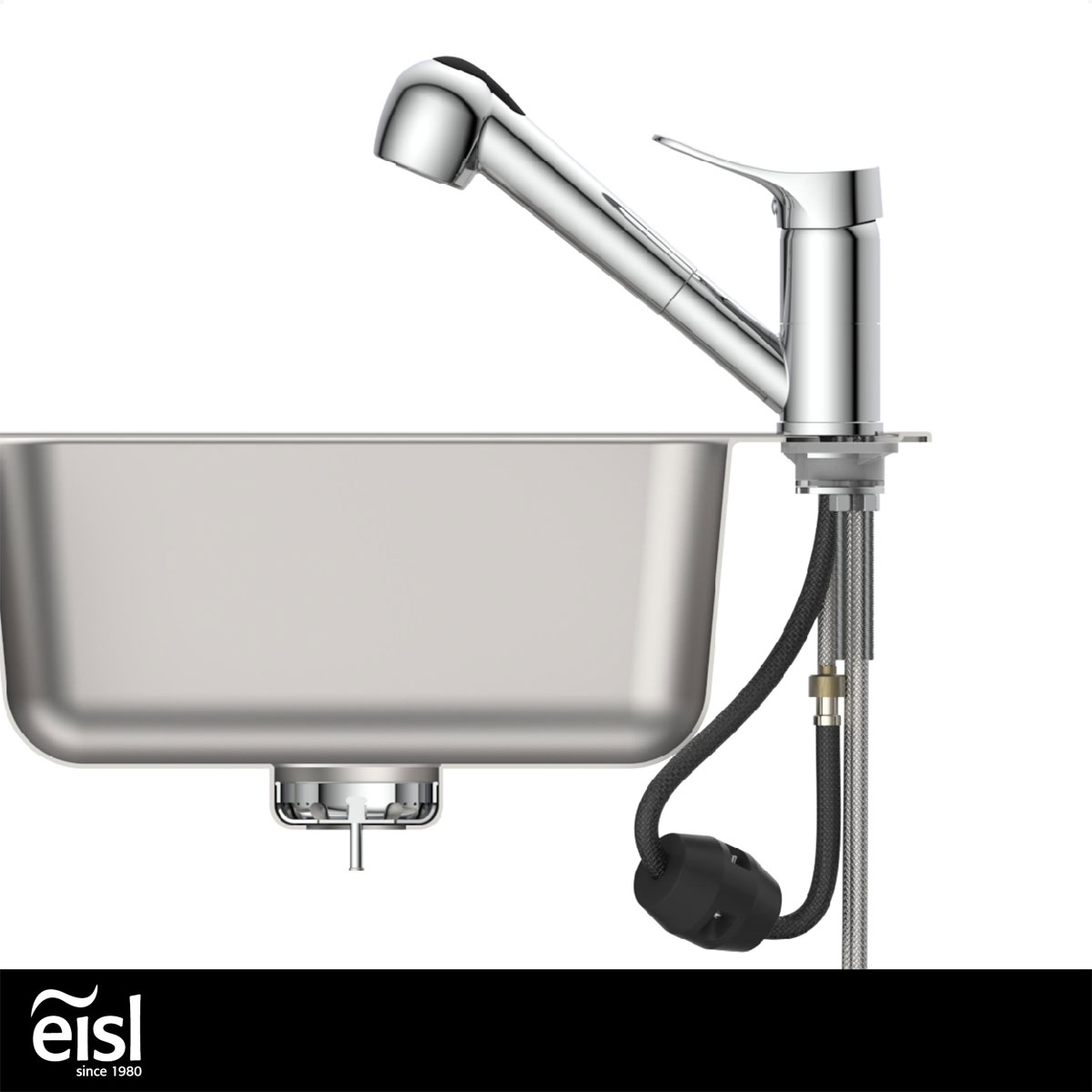 Eisl  Spültischarmatur „Verona“ chrom mit Geschirrbrause Bild 9