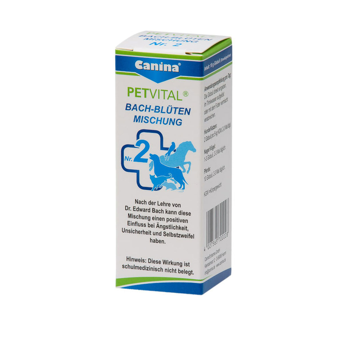 Canina Dog Petvital Bach-Blüten Nr.2 Ängstlichkeit