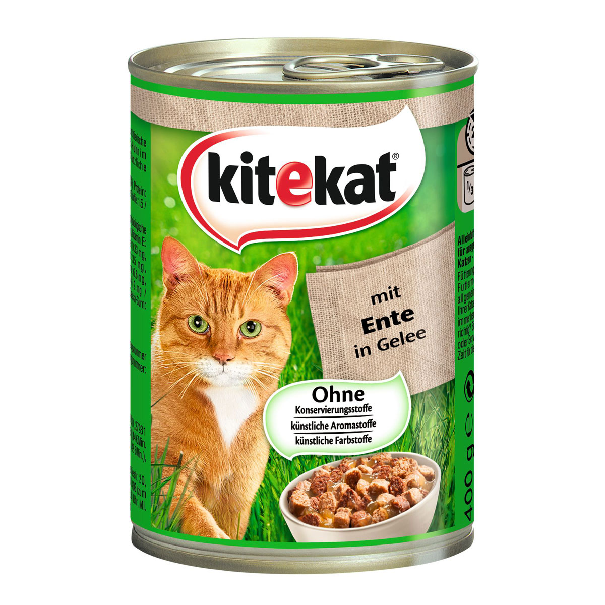 Kitekat Dose mit Ente in Gelee 400g Bild 1