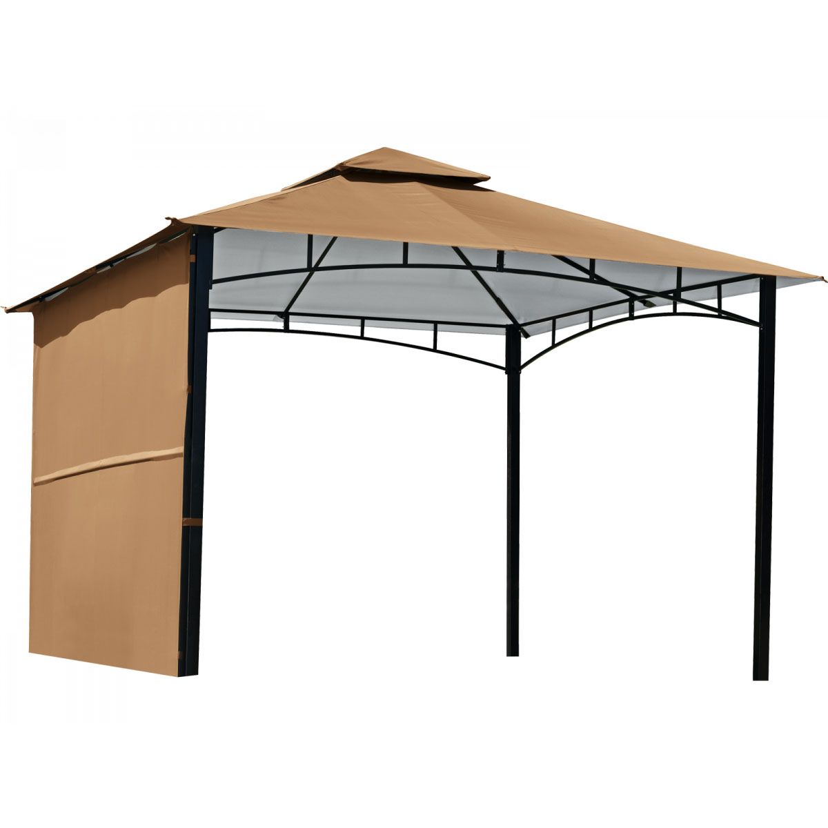 Haveson Pavillon cappuccinofarben 330 x 330 cm