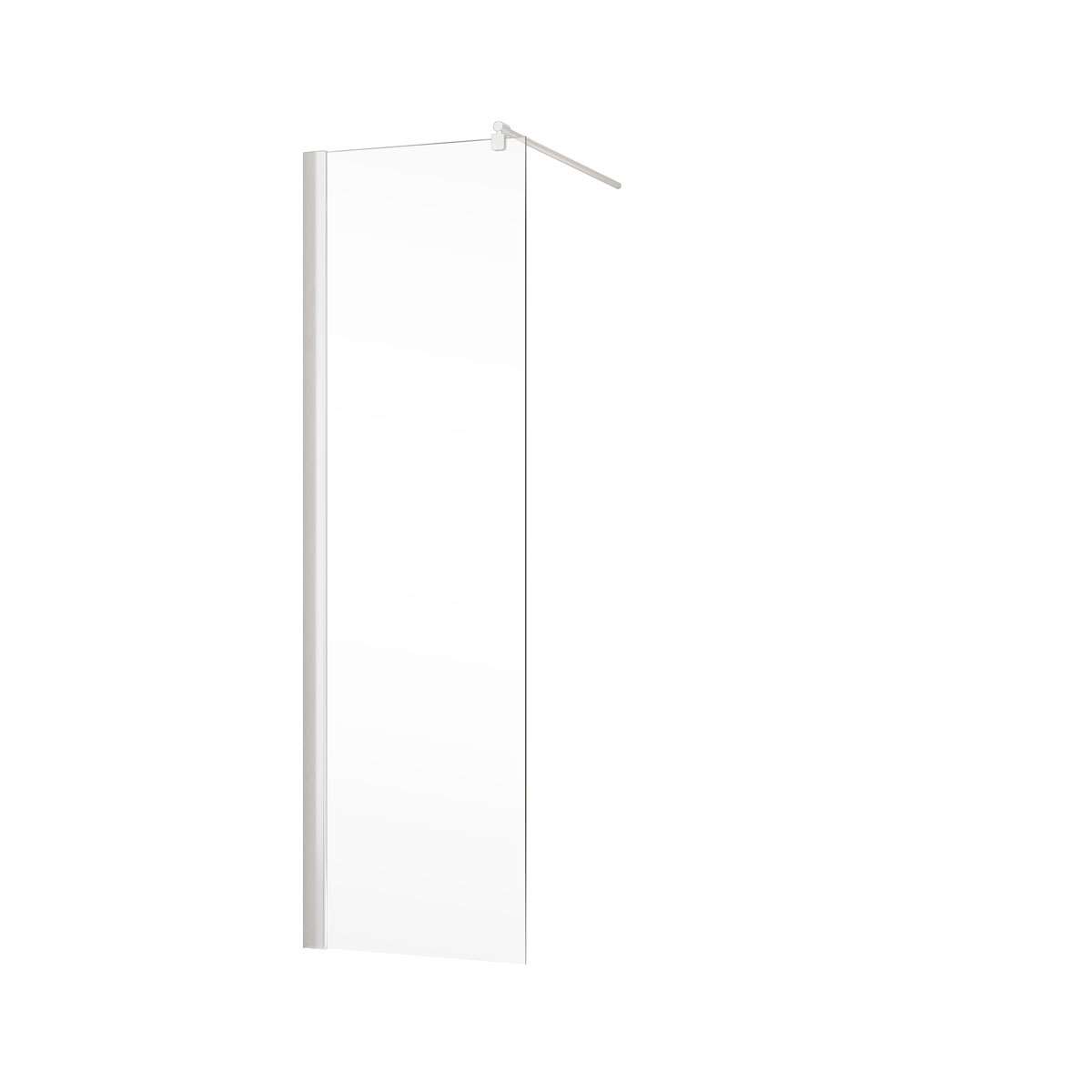 Schulte Walk In Duschwand MasterClass M6 Chromoptik ESG Fixil 60 cm fixil 500 klar hell Bild 2