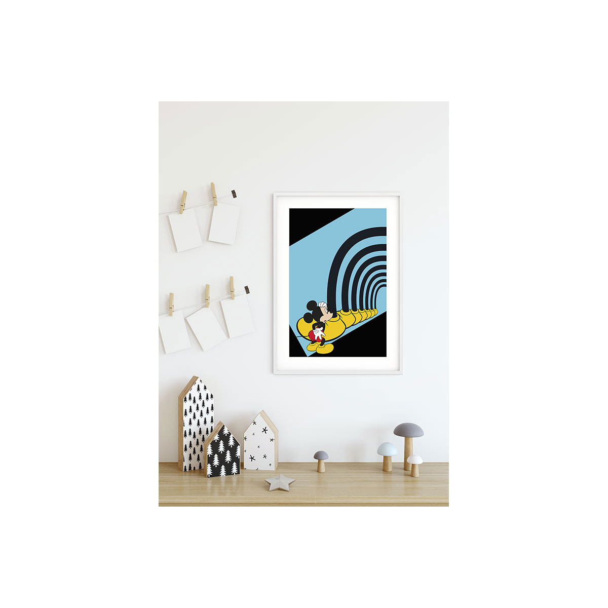 Komar  Wandbild Mickey Mouse Foot Tunnel 50x70 cm Bild 8