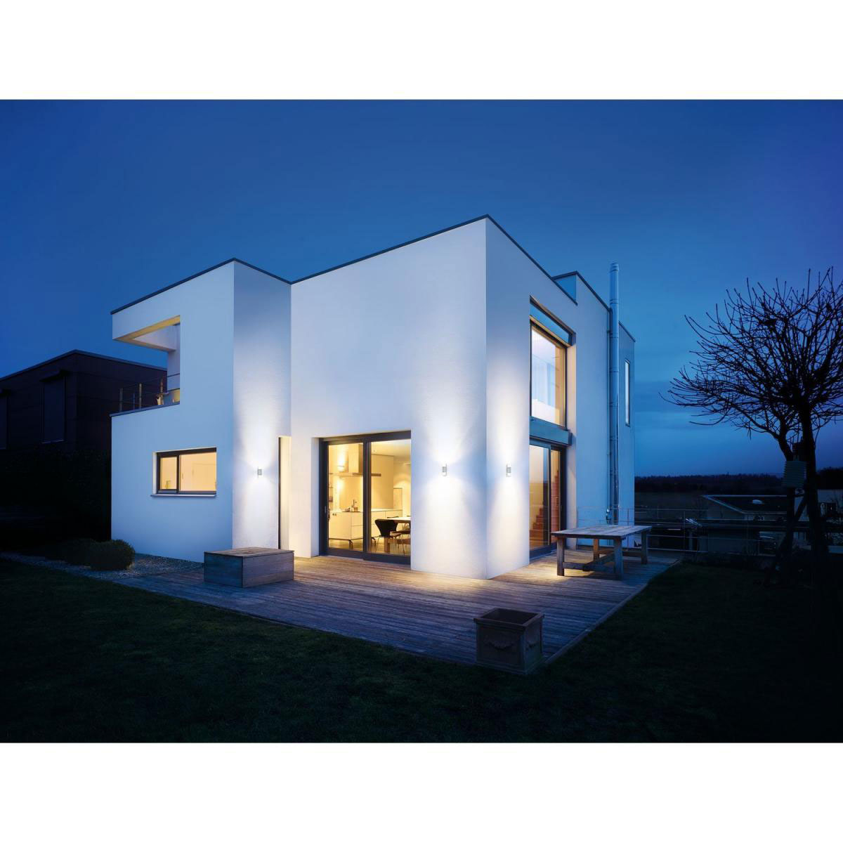 Steinel LED-Sensor-Außenleuchte L 910 S Up-/Downlight anthrazit Bild 4