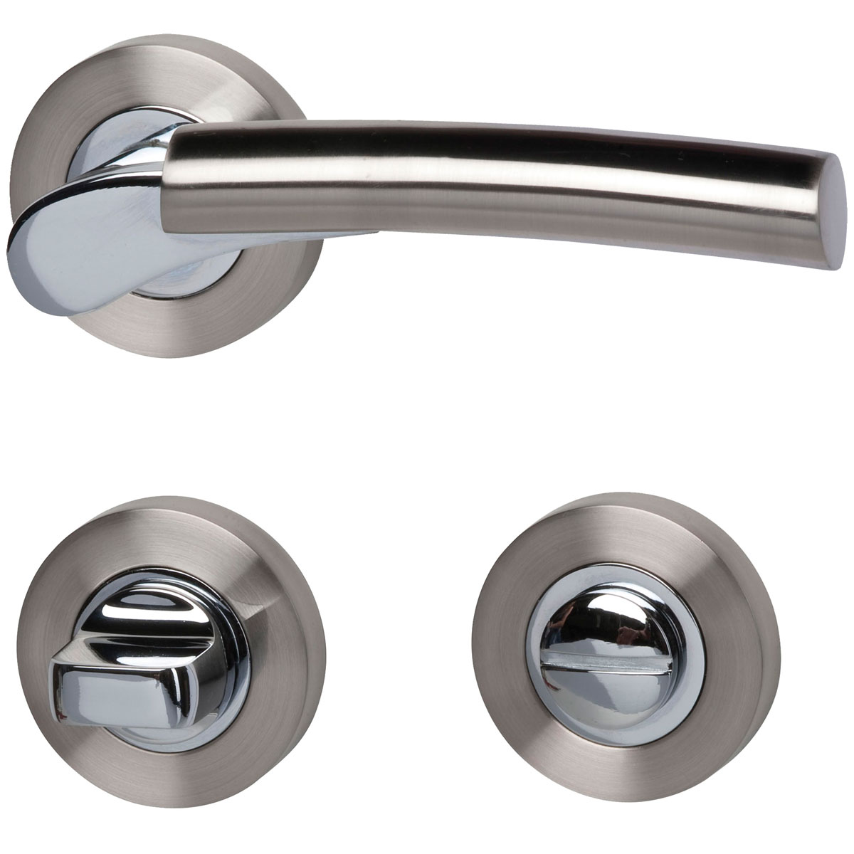 Alpertec Rosettengarnitur Solid 7-R für WC