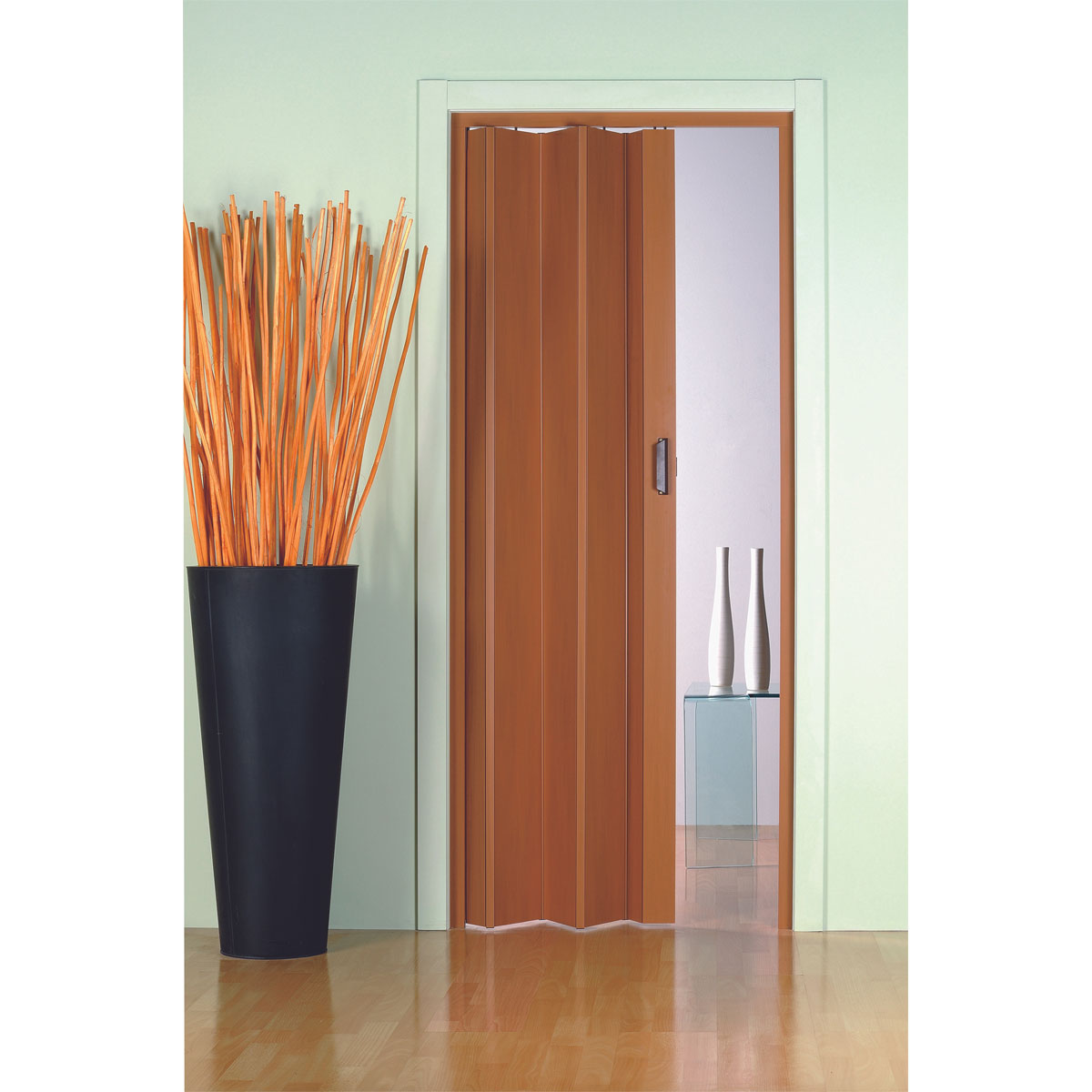 FORTE Kunststoff-Falttür Monica buche