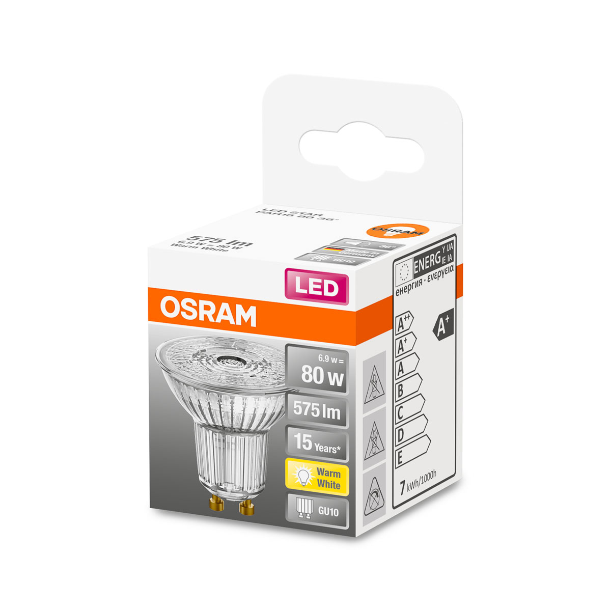 Osram LED-Leuchtmittel Reflektor 36 Grad 80W warmweiß Bild 2