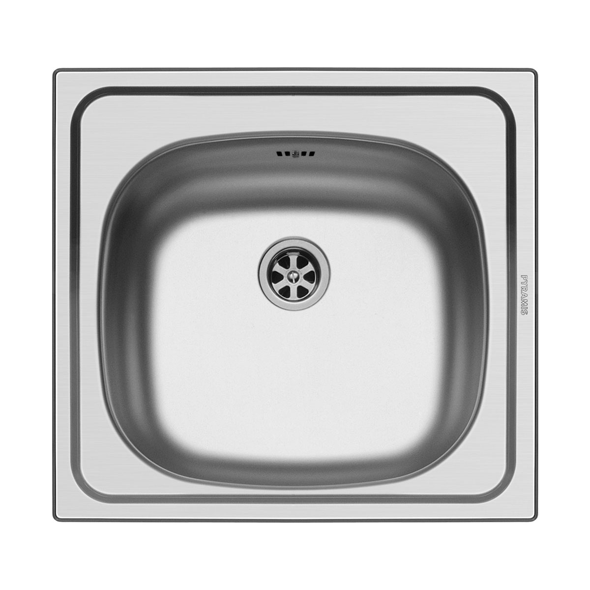 Pyramis  Edelstahl-Einbauspüle E 33 Edelstahl glatt Bild 1