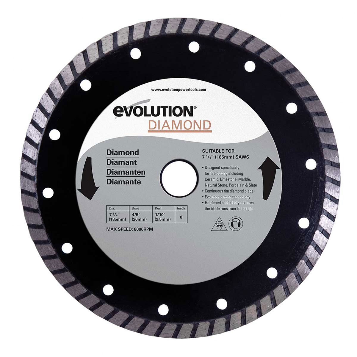 Evolution Sägeblatt, 185mm