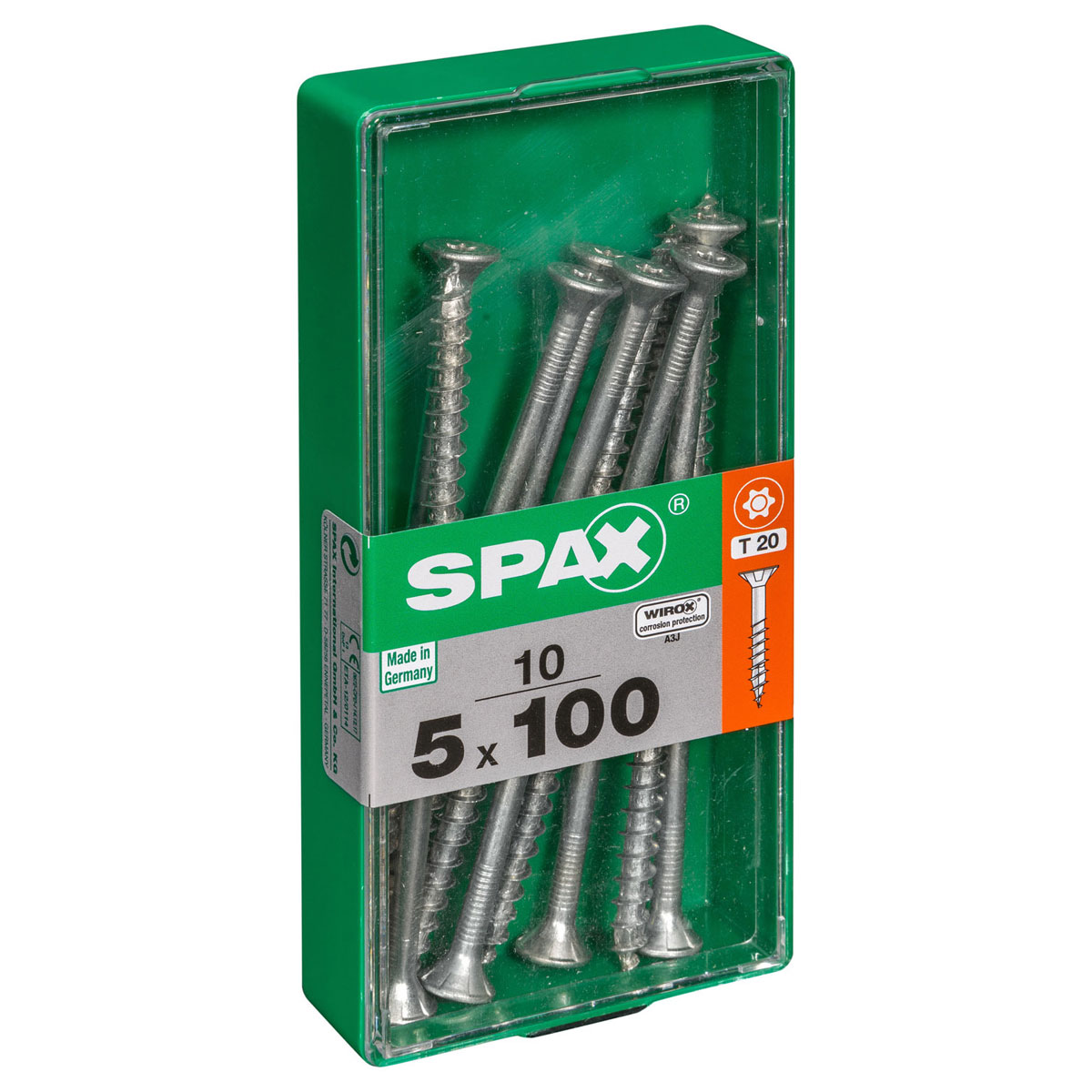 Spax Universalschrauben WIROX Senkkopf 5 x 100 M 10 Stück Bild 2