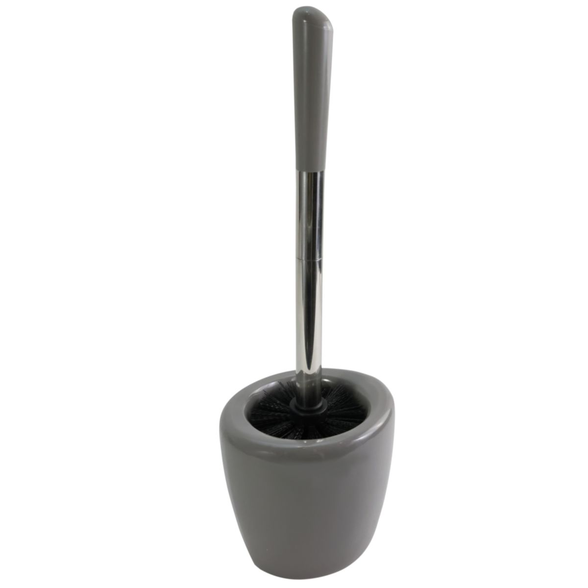 WC-Garnitur Keramik Oval/Grau