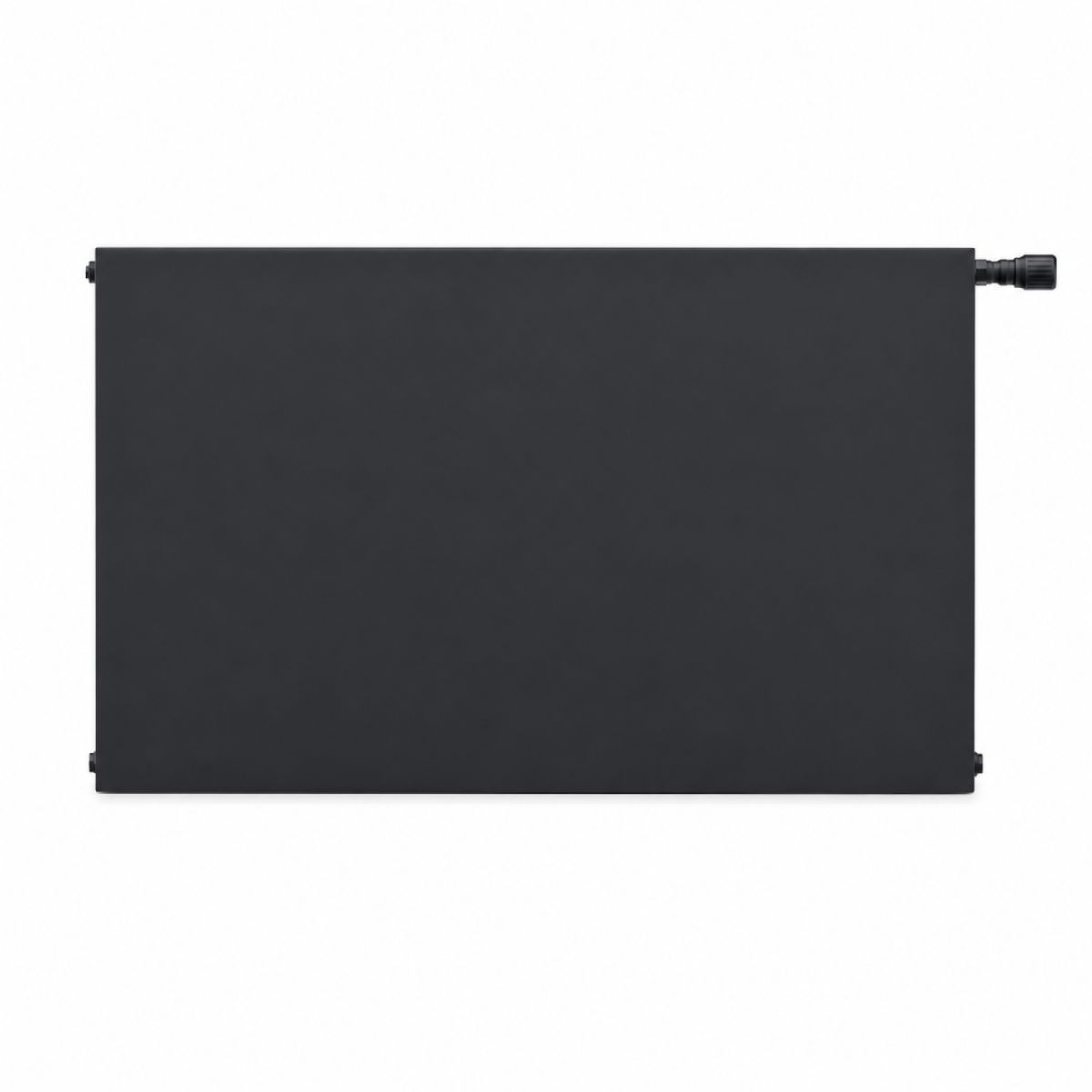 sanicomfort  Planheizkörper Set Typ DK22 60 x 140 cm schwarz matt RAL 9005