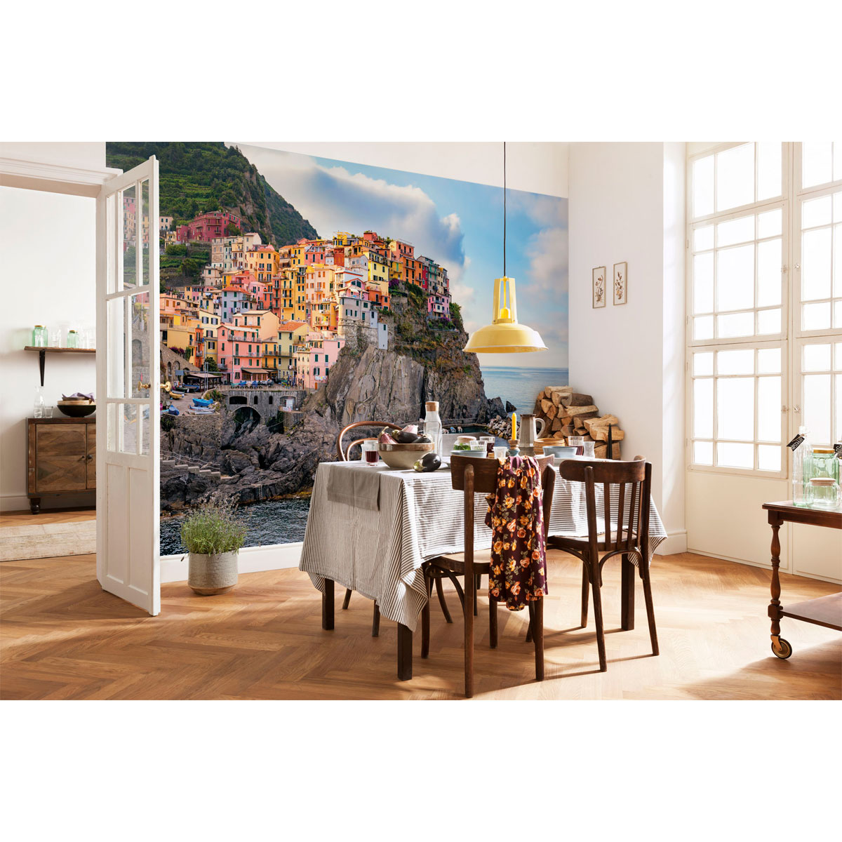 Komar  Vlies Fototapete Cinque Terre 368x248 cm Bild 1