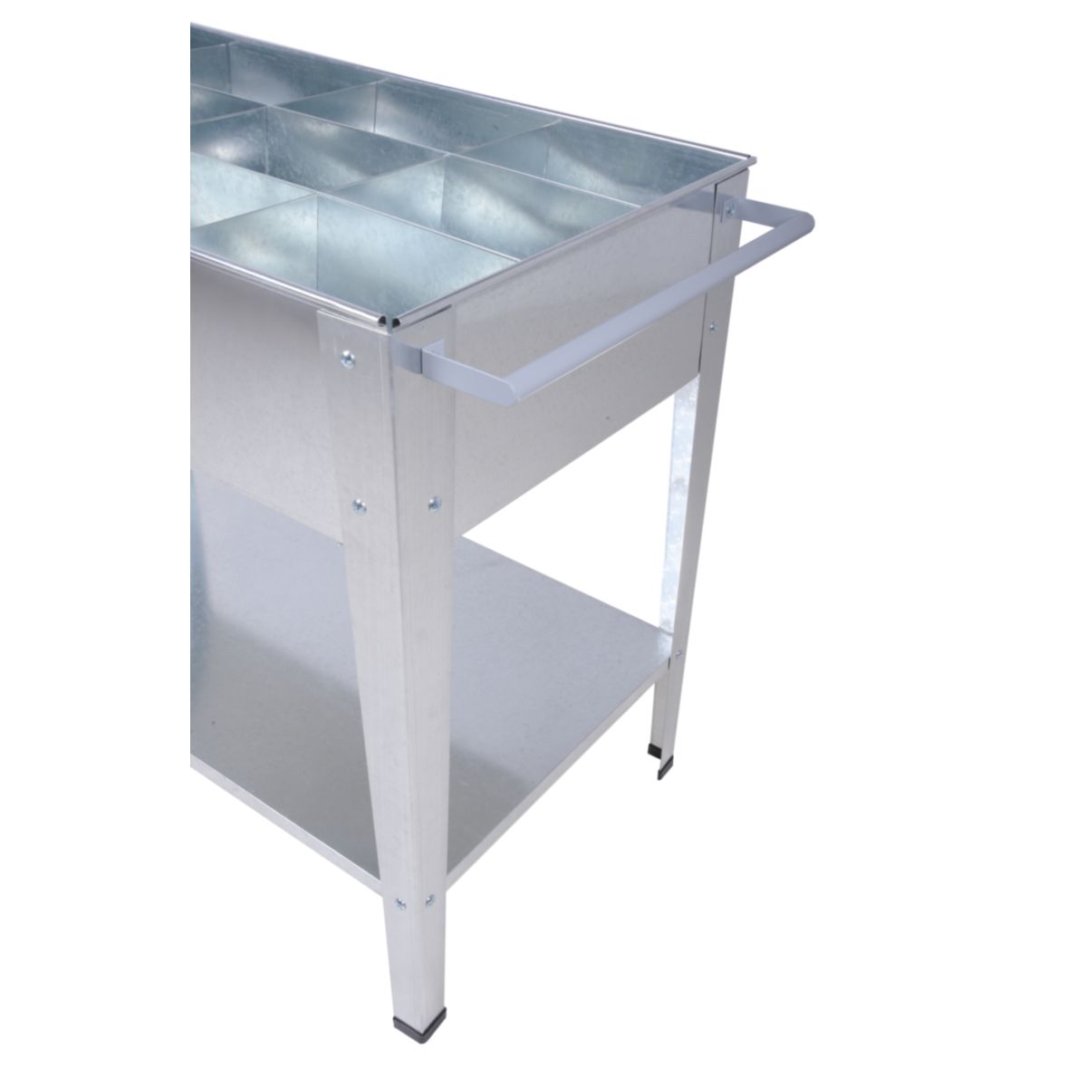 Garden Pleasure Mobiles Hochbeet MARIEGOLD Stahl verzinkter, mit 12 Einsätzen Bild 2