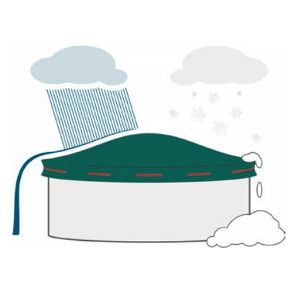 Summerfun Winterkissen aufblasbar Bild 6