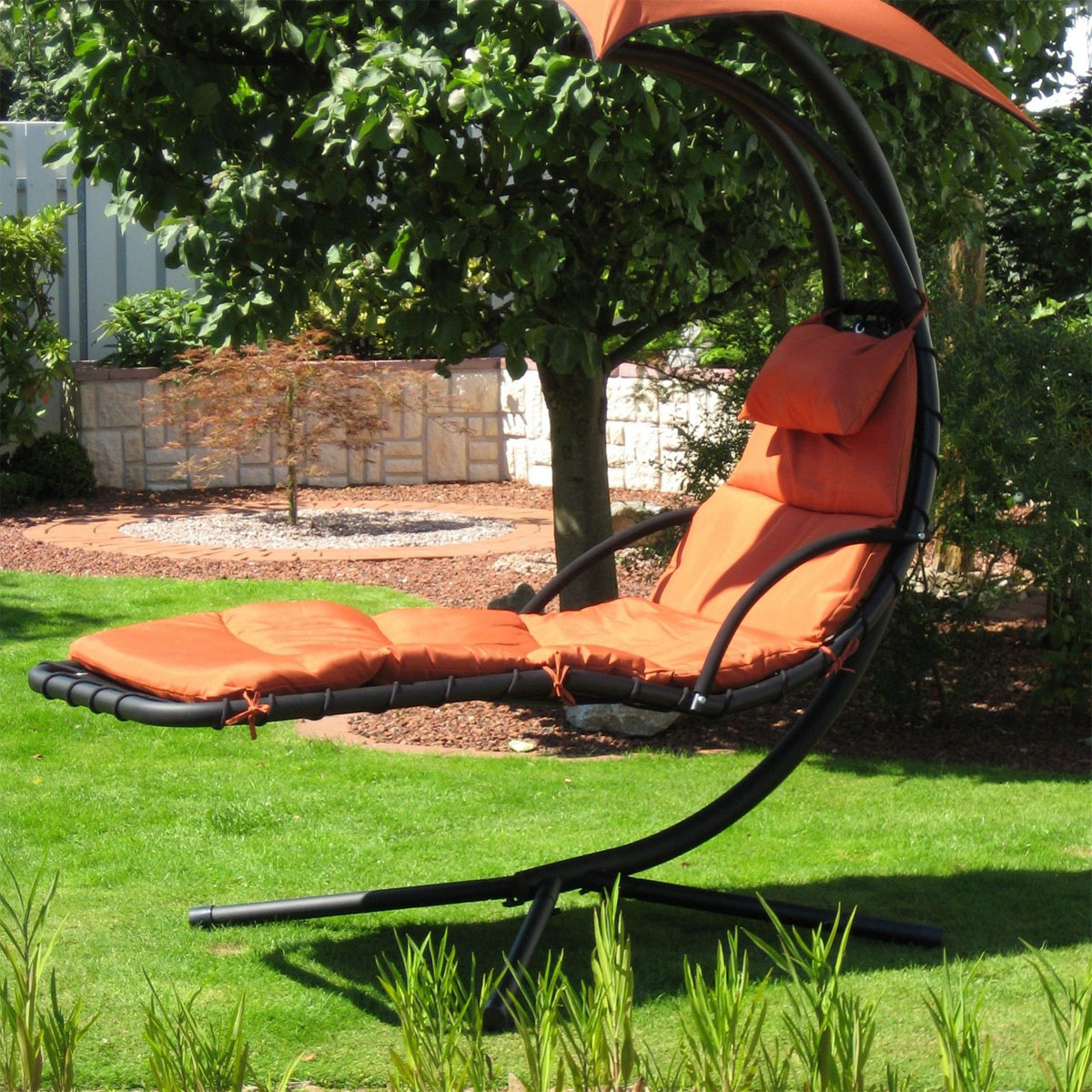 Leco Schwingliege terracotta Bild 3