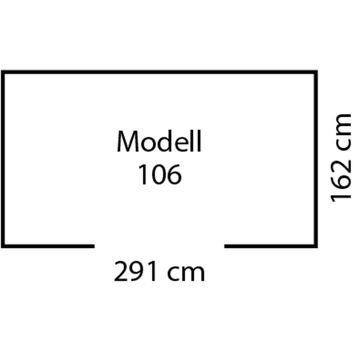 Pergart Gerätehaus Dresden II 4,7m² weiß Bild 5
