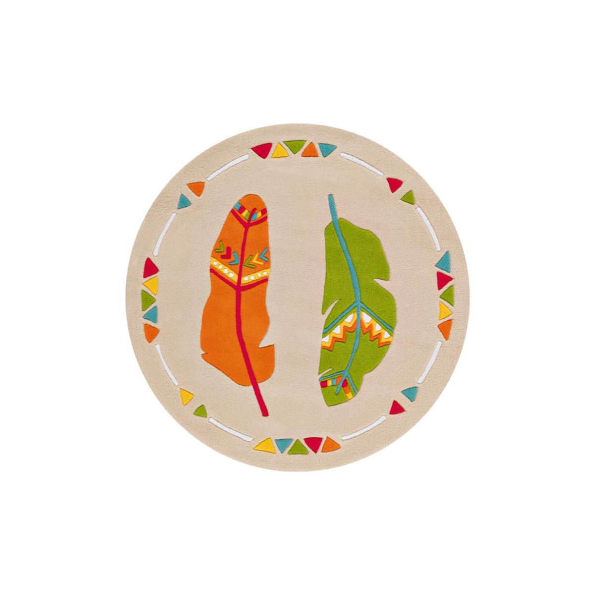 Spirit Glowy 3141 Multi Feathers Ø 130cm RUND