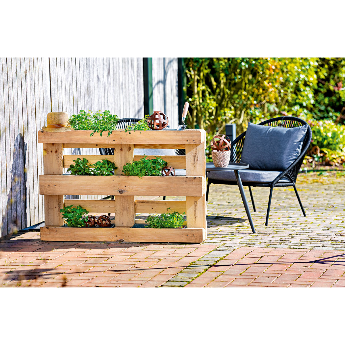 Zink-Blumenkasten 38 x 33,3 x 9 cm Bild 2