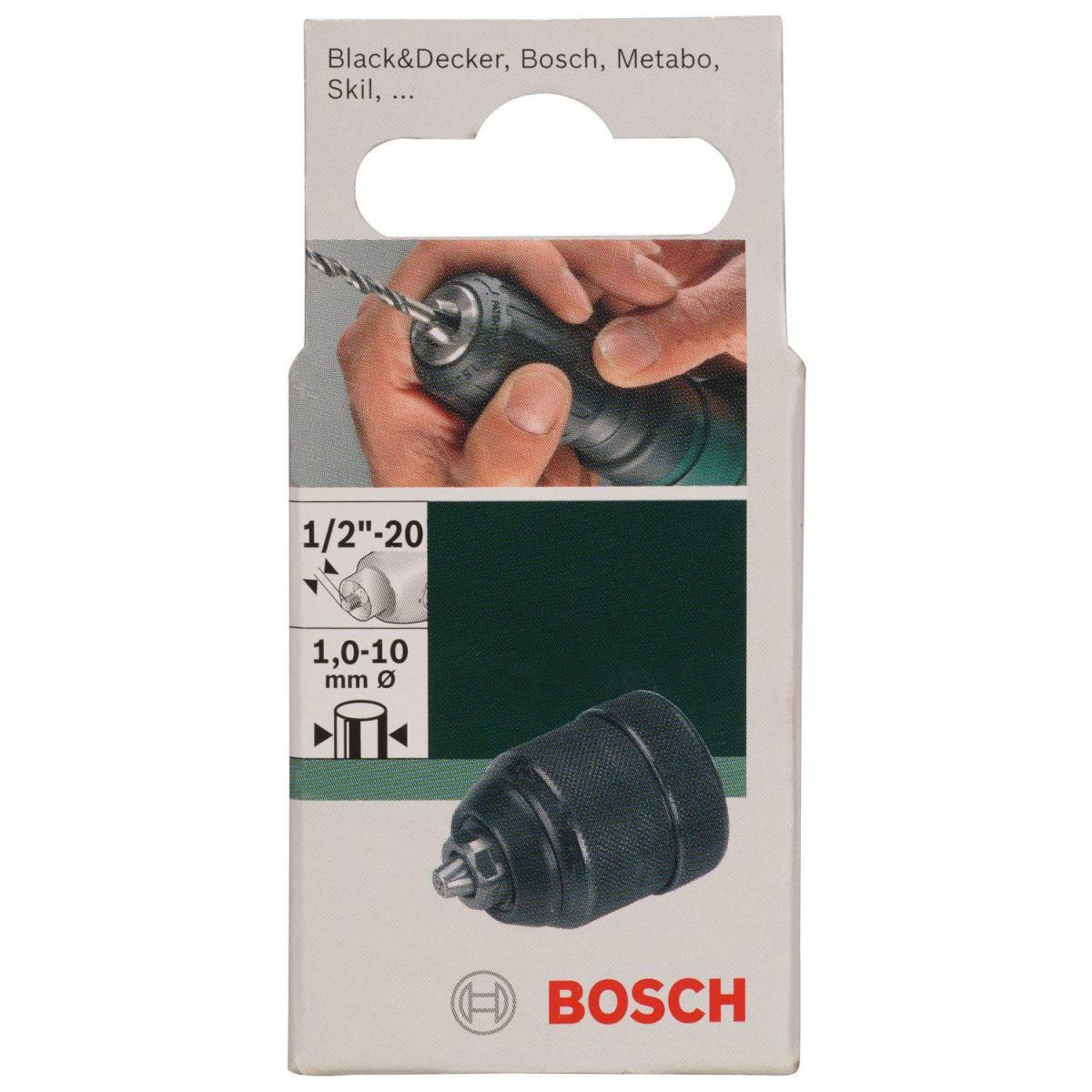 Bosch  DIY Schnellspannbohrfutter 1.5-13 1/2"-20 Spannkraftsicherung Bild 4