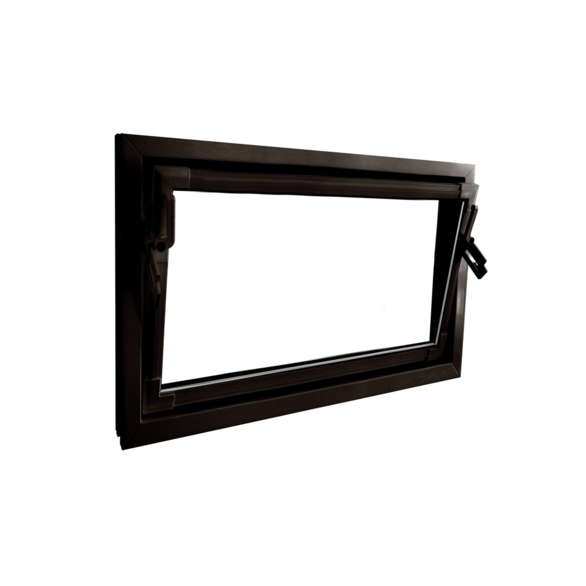 Kippfenster Q59 900 x 600 mm Iso Glas braun