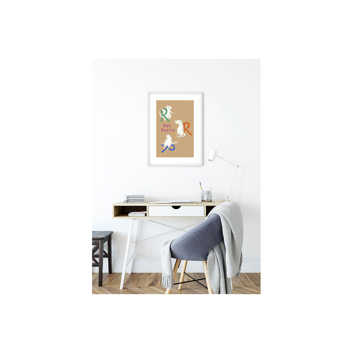 Komar  Wandbild ABC Animal R 30x40 cm Bild 7