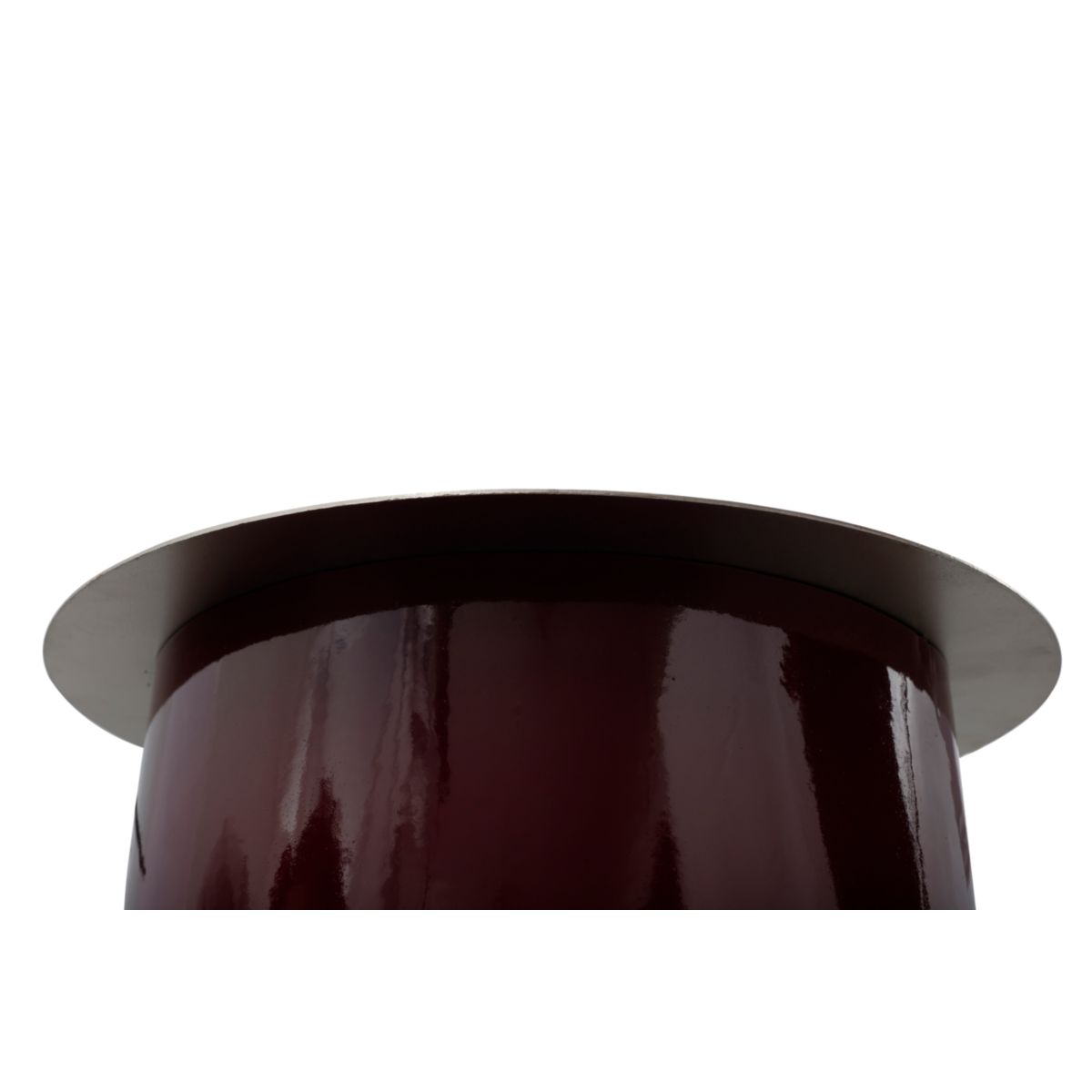 Bodenkerzenständer Art Deco 185 pflaume silber Bild 3