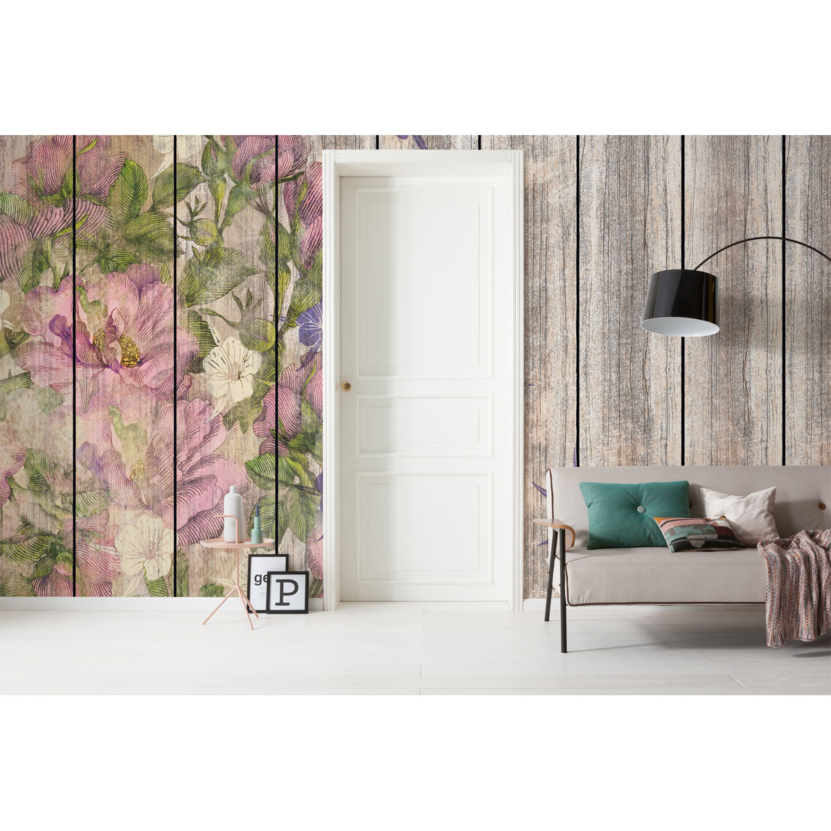 Komar  Vlies Fototapete Vintage Rose 400x250 cm