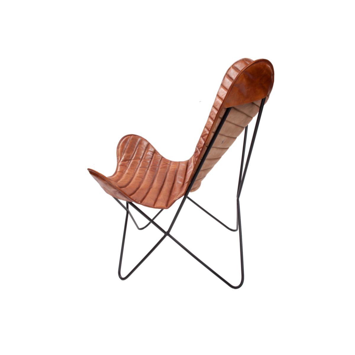 Schmetterling Stuhl Santiago 326 Cognac Bild 3