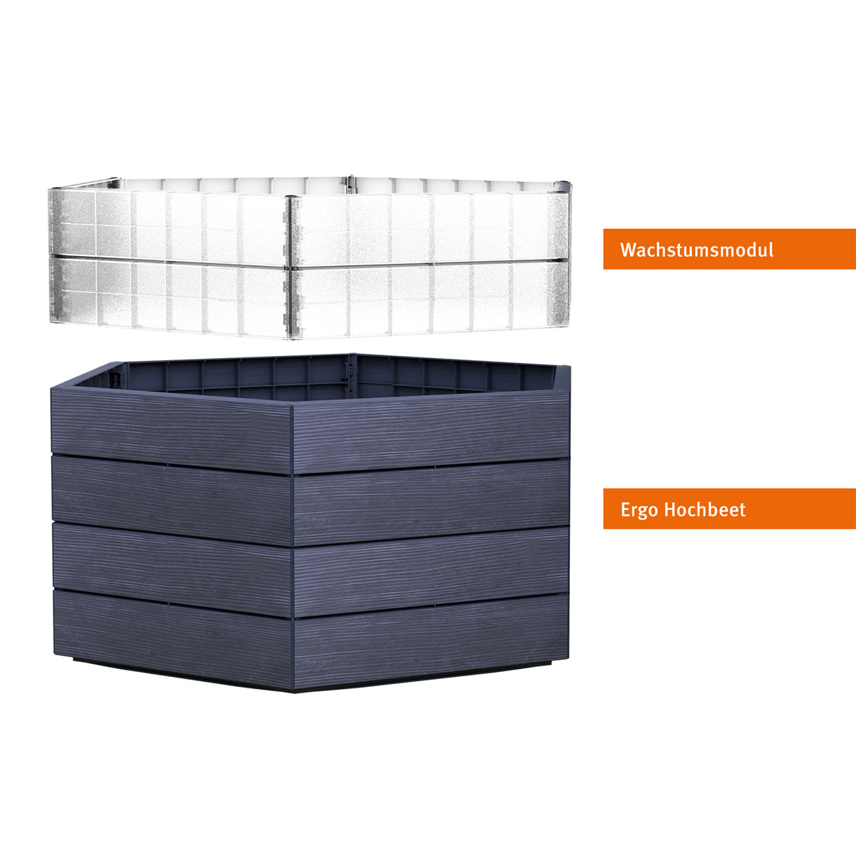 Garantia Hochbeet ERGO Turbo L 75 Wood Bild 2