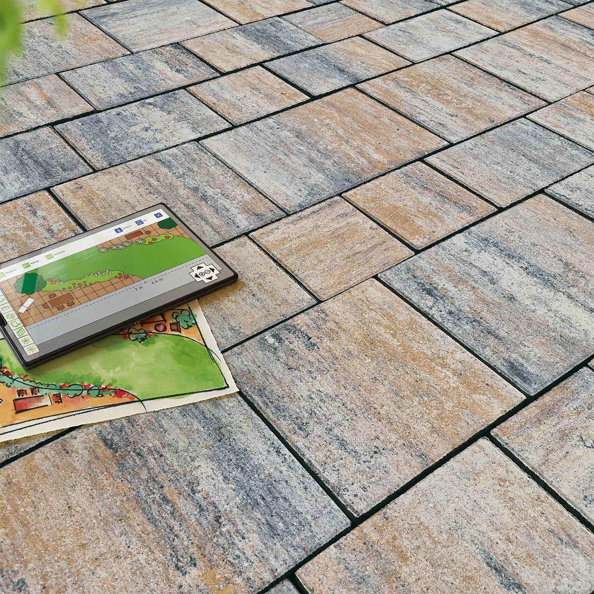 Diephaus  Pflaster Various Muschelkalk 0,95m2 pro Lage Bild 4