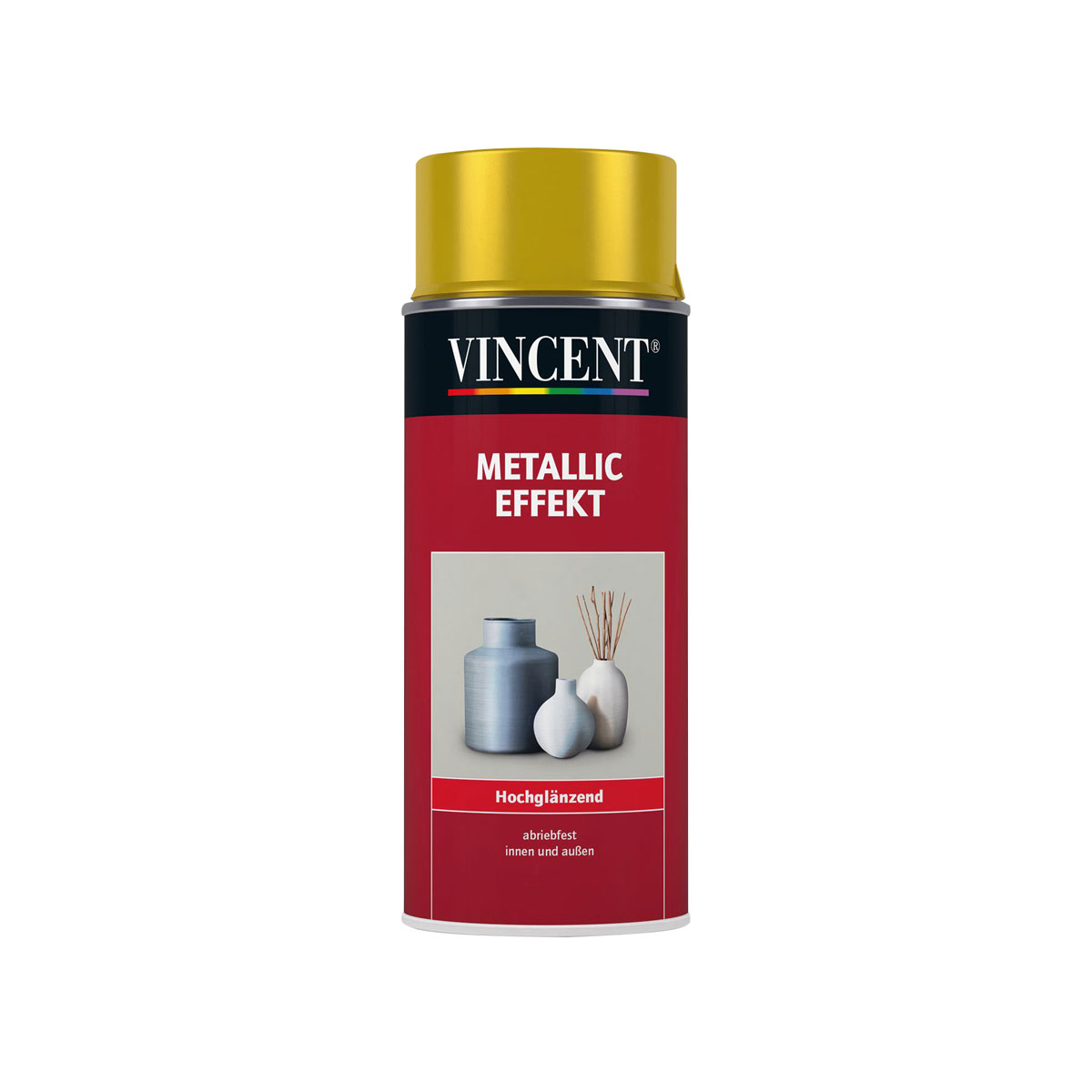 Vincent Metallic Effekt Spray Gold glänzend 400 ml Bild 1