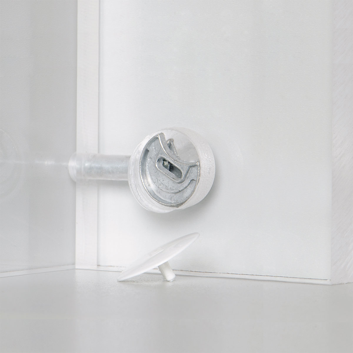 Suki Drehkeilbeschlag verzinkt mit Abdeckkappe 8 Stück Bild 2