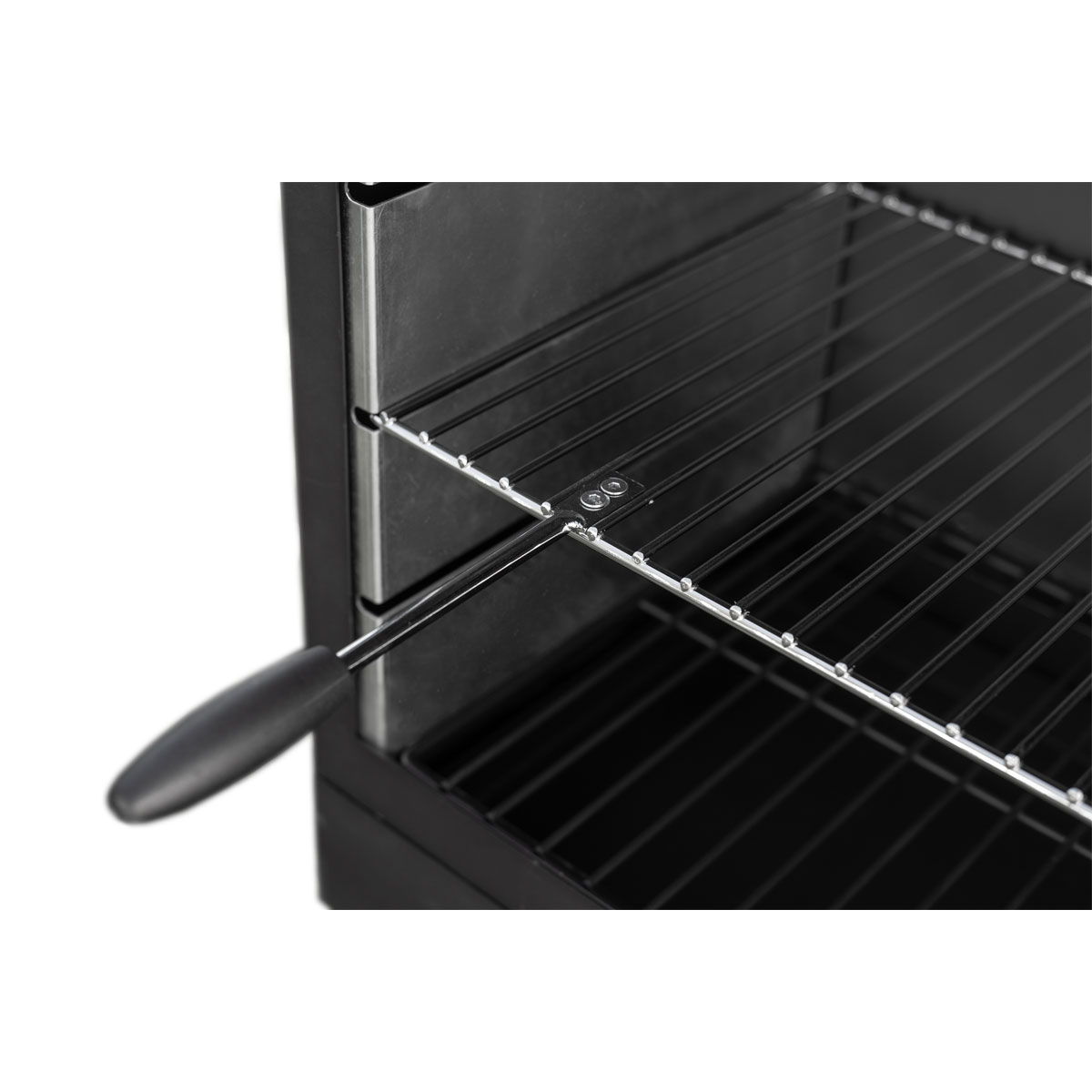 Westmann Terrassenofen Gartenkamin inkl. Grillrost 41x70x229cm Schwarz Bild 5