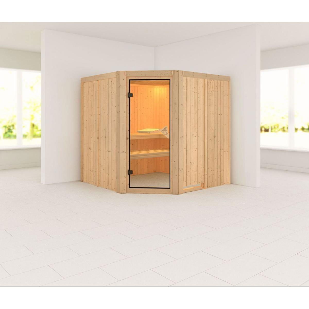 Karibu Systemsauna Jarin 68 mm Bild 1