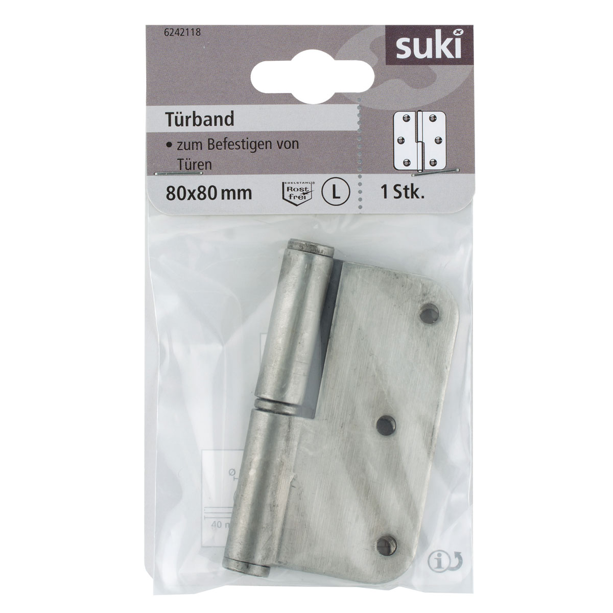 Suki Türband für links Edelstahl Bild 1